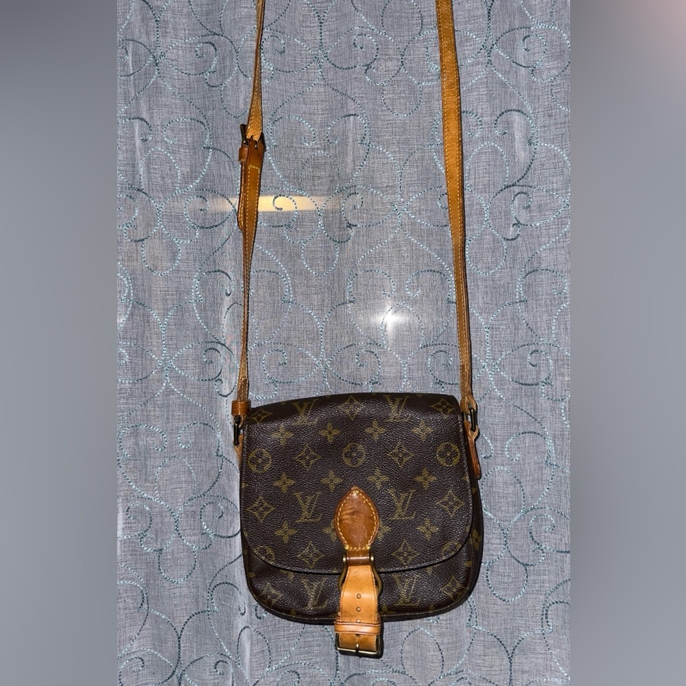 Louis Vuitton Brown and Tan Crossbody Bag
